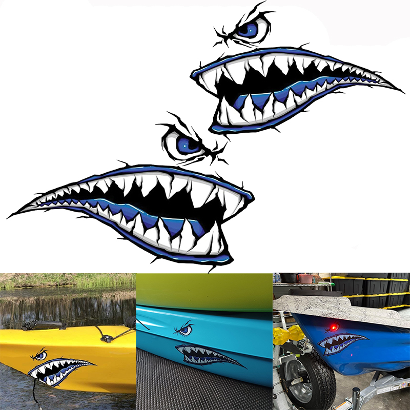 Fishing Boat Trailer - 2 uds dientes de tiburón boca