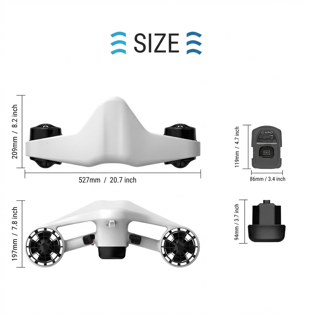 Scooter Eléctrico Subacuático  - Fishing Boat Aluminum reseña y precio