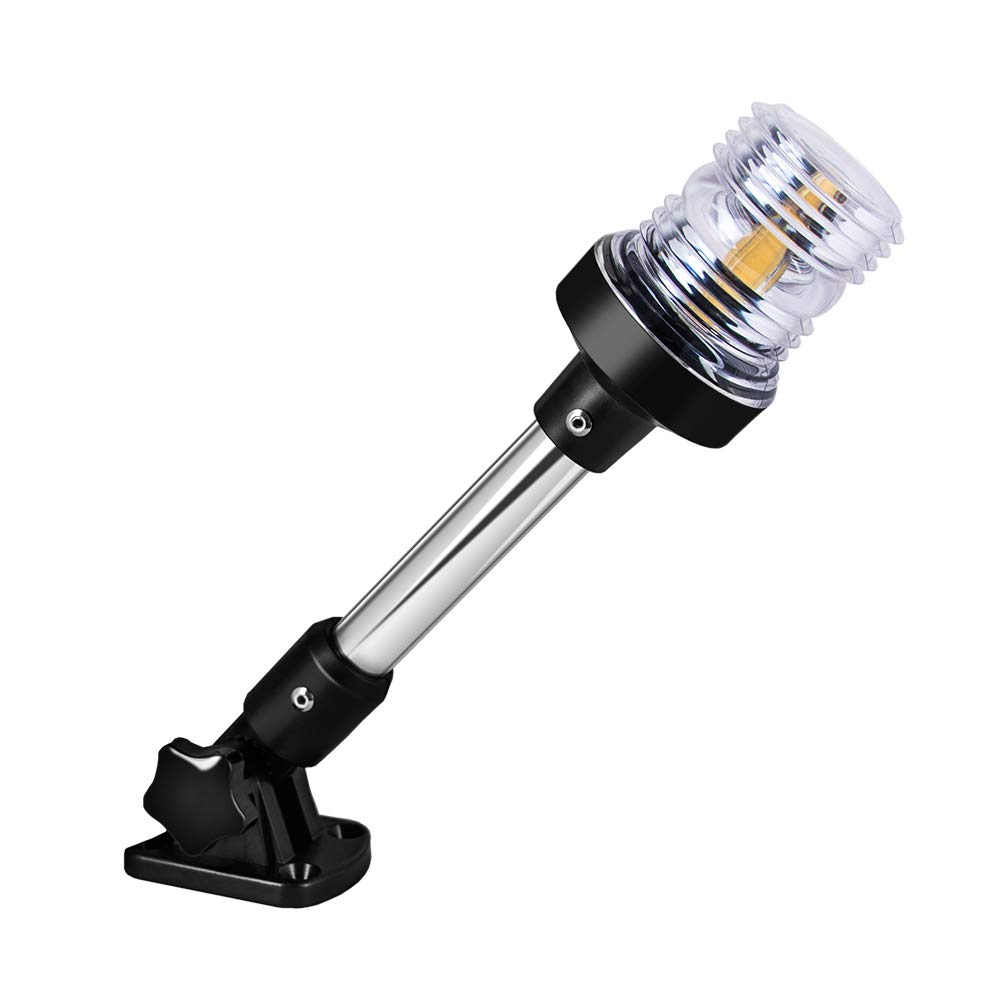 Luces LED Blancas Plegables de - Fishing Boat Navigation Light reseña y precio